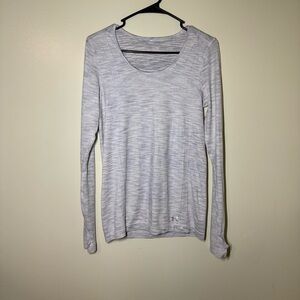 Under Armour Women's Light Gray Long Sleeve Tee